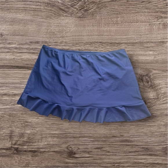 Swim skort skirt/skort navy with ruffle pool, swimming, summer - Picture 4 of 12